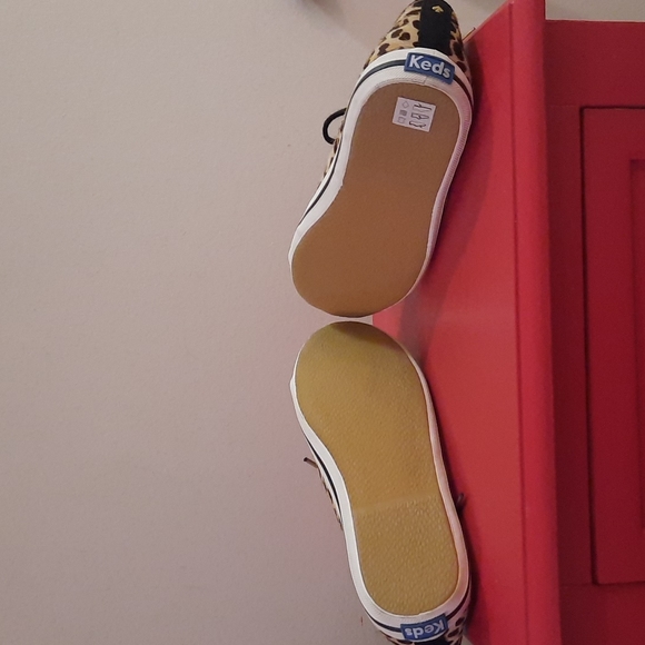 Kate Spade & Keds Leopard Leather Shoes - Picture 5 of 8